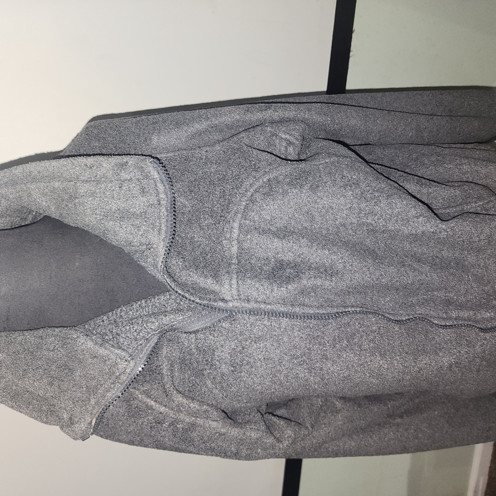Gray Zip-Up Jacket